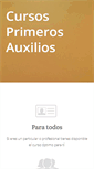 Mobile Screenshot of cursosprimerosauxilios.net